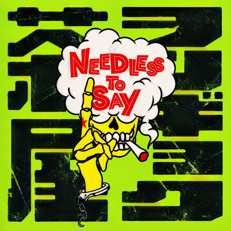 Cover art of the first EP “Wongyoku Jaya” (ヲンギョク茶屋) by needless to say